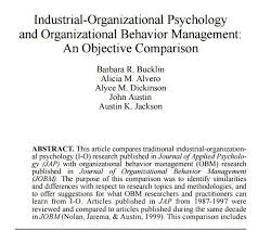 Free Pdf Industrial Organizational Psychology And Organizational Behavior Organizational Behavior Behavior Management Industrial And Organizational Psychology
