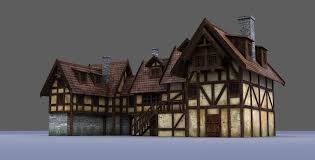 Medieval House 3d Model House 3d Model Medieval Houses Fantasy House