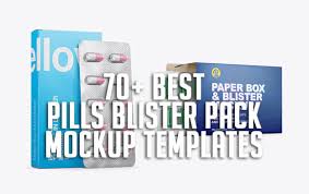 Download 70 Best Pills Blister Pack Mockup Templates Free Premium