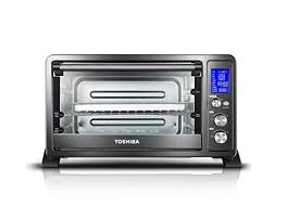 Toshiba Ac25cew Bs Digital Toaster Oven With Convection Cooking And 9 Functions 1500w 6 Slice Bread In 2020 Digital Toaster Oven Toaster Oven Convection Toaster Oven
