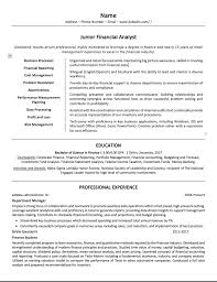 We are looking to hire a junior accountant with an analytical mind and fantastic organizational skills. Looking For A New Job In The Financial Sector As A Junior Financial Analyst Resumes