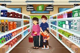 See more ideas about shopping clipart, free vector illustration, clip art. A Vector Illustration Of Happy Family Doing Grocery Shopping Royalty Free Cliparts Vectors And Stock Illustration Image 57181922