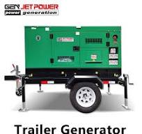 Low Consumption Trailer Type Three Phases 50kw 80kw 100kw Silent Diesel  Generator with Two/Four Wheels