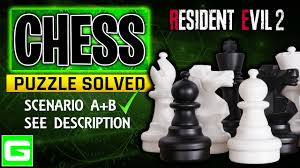 The solutions are different in each scenario so this video shows both versions. Resident Evil 2 Remake Chess Puzzle Solution Scenario A And B Leon And Claire See Description Youtube