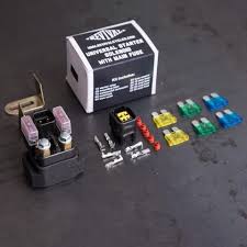 motorcycle starter solenoid kit with main fuse fuses led tail lights starter