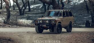 1992 fj80 toyota landcruiser is in for a 6l l98 6l80 conversion in part one i remove the old engine and fit the new 6l and 6 speed auto music track 1. The Daily Grind The Stanceworks Ls Swapped Fj60 Land Cruiser At Lake Cachuma Stanceworks Land Cruiser Ls Swap Cruisers