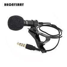 Portable 3 5mm Jack Microphone For Mobile Phone Clip On Lapel Lavalier Microfone Condenser Mikrofon For Teaching Speech Lavalier Microphone Mobile Phone Price