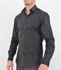 Chemise blanche, chemise en jean, chemise vichy, chemise infroissable, sans repassage. Chemise Homme Chemise Noire Mode Urbaine 27 99