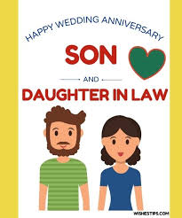 Happy anniversary to son and daughter in law images. Happy Wedding Anniversary Wishes For Son And Daughter In Law