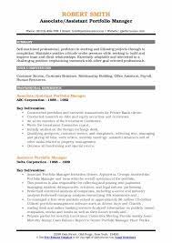 Portfolio associate must build solid internal relationships and partnerships with portfolio management and account management across the firm's global offices. Assistant Portfolio Manager Resume Samples Qwikresume