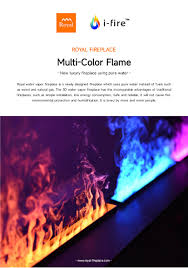 Water vapor fireplace - Royal Fireplace