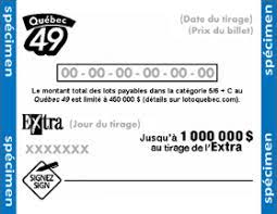 Retrouvez sur cette page l'ensemble des résultats du loto. Quebec 49 Loteries Loto Quebec
