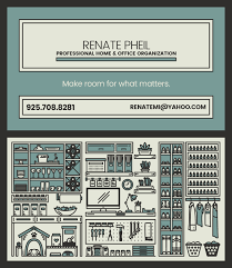 This was always terribly frustrating, not because of any wrongdoing on their part, but simply because i was always unhappy with how the cards turned out. Professional Organizer Business Card On Behance
