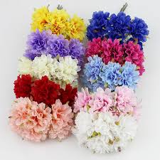 50/80p lot artificial silk orchid flowers heads 3 fake floral craft home decor. Artificial Black Silk Chrysanthemum Flowers Wedding Vtwctr