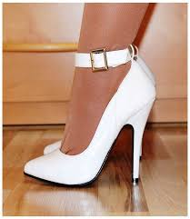 Beautiful Black And White High Heels Pin On High Heels With Nylon