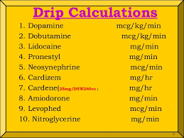 drip calculation powerpoint