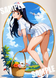 音無響子めぞん一刻管理人さん同人A4 ポスターアートコスプレ美女イラストアニメ【1点もの・高画質】AR0134－Funbid香港本地日本代購網站