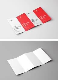 Four Fold Brochure Mockup Mr Mockup Graphic Design Freebies In 2020 Graphic Design Freebies Design Freebie Brochure Mockup Free