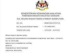 Sijil akuan pendaftaran syarikat bumiputera. Ada Yang Tanya Technology Professional Engineering Facebook