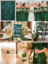 Wedding Invitation Bride Bridesmaids Table Decor Aisle Decor Garter Champagne Bottle G Emerald Green Weddings Green Themed Wedding Gold Wedding Colors