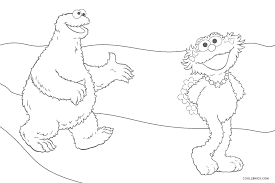Sesame street coloring pages printable. Free Printable Sesame Street Coloring Pages For Kids