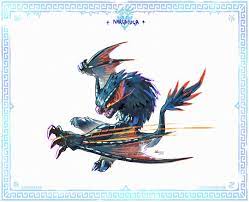 Eliz0r Today Is Nargacuga Monster Hunter Art Mythical Creatures Art Monster Hunter World