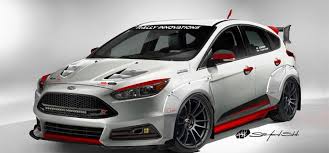 Ford Aduce La Sema 2015 O Serie De Modele Ford Focus Sts Modificate Volan Ro Ford Focus St Ford Focus Hot Hatch
