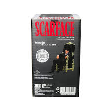 In 1980 miami, a determined cuban immigrant takes over a drug cartel and succumbs to greed. Scarface Tony Montana In Chair 7 Figure By Sd Toys Popcultcha