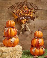 We have the best in scary halloween yard decorations, including creatures that light up and make noise, as well as cute halloween garden decorations such as zombie gnomes and pumpkin garden stakes. 9 Unique Pumpkin Decorations To Create A Harvest Theme The Lakeside Collection