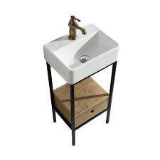 Queen rose red granite stone. Design Element Cassidy 16 In W X 12 In D Bath Vanity In Natural With Porcelain Vanity Top In White With White Basin Dec4008 The Home Depot Single Sink Vanity Vanity