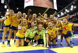 Handboll är en av sveriges mest populära sporter. Sweden Women S National Handball Team Enjoyed The Moments After The Bronz Match Handboll