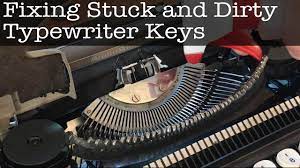 Fixing Stuck And Dirty Typewriter Keys - Youtube