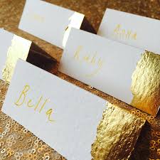 Match or complement the style, font and colors to your menu in your place cards for a uniform appearance. Make Diy Luxury Place Cards In Under A Minute Pudding Bridge Uk