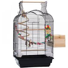 Decorative Bird Cage Style Cage Bird Parrot Toy Ladder Bird S Nest Iron Art Rugged Durable Large Space Medium Sized Bird C Bird Cage Decor Iron Art Parrot Toys