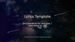 8 customizable animated text titles. Download 101 Lyric Video Templates Envato Elements