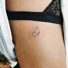Little Butterfly Stickandpoke Stick Tattoo Stick And Poke Butterfly Stick And Poke Tattoo Butterfly