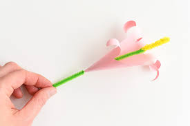 Handprint Lilies | How to Make an Easy Paper Lily