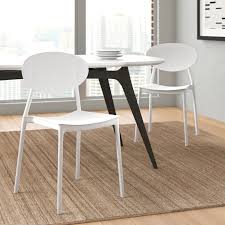 Ayleen Stacking Side Chair In 2020 Stacking Side Chair Dining Chairs Stackable Dining Chairs
