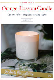 Draper James It S Back The Orange Blossom Candle Milled