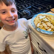 🥧🍎Baked our first apple pie! I...