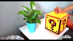 They're coin blocks that you're supposed to have mario or luigi bang his head on to get coins,. Super Mario Question Block Light Paladone Youtube