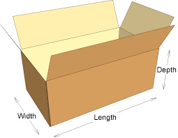 Standard corrugated boxes are measured as: Display Basics Lesson 2 How To Correctly Measure A Box