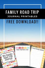 On vacation 'til further notice. Summer Family Road Trip Journal Printable Your Everyday Family
