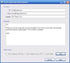 Send your job application email off immediately. Send Email Messages And Attachments Using C