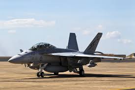 A No 1 Squadron F A 18f Super Hornet Taxis In After Arriving At Raaf Base Darwin For Exercise Pitch Bla Royal Australian Air Force Fighter Planes Fighter Jets