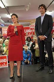 Christina alexandra freeland, dite chrystia freeland (prononcé en anglais : Chrystia Freeland The Canadian Encyclopedia