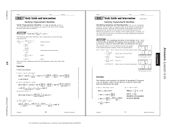 All worksheets created with infinite precalculus. Glencoe Precalculus Worksheet Answers Promotiontablecovers