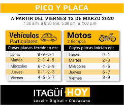 Pico y placa medellin 2020. Por Coronavirus Itagui Anula Medida De Pico Y Placa De 24 Horas Itagui Hoy Noticias De Itagui