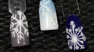 Snowflake Sweater Nails Sniezynki Sweterkowe 2019 Ombre
