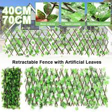 Led string lights and copper wire cover with pastic protective layer. Expandable Artificial Ivy Leaf Privacy Fence Backyard Home Decor Greenery Wall Buy At A Low Prices On Joom E Commerce Platform